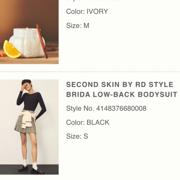 Second Skin by RD Style Brida Low-Back Bodysuit in Black - Picture 6 of 6